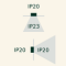 IP20/23 Ceiling - IP20/20 Wall