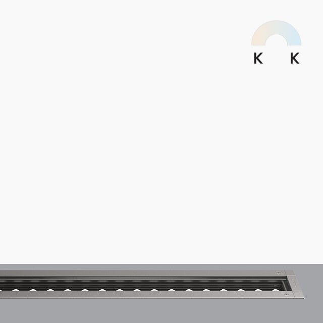 Linealuce 47 Encastré - Intégral - Blanc Dynamique