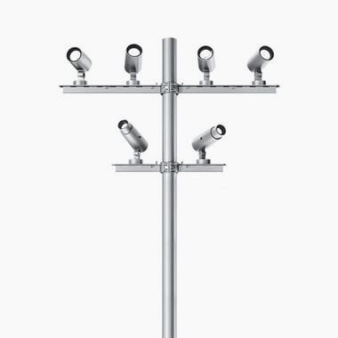 Multi Palco InOut - Pole mounted (3 to 6 integral)